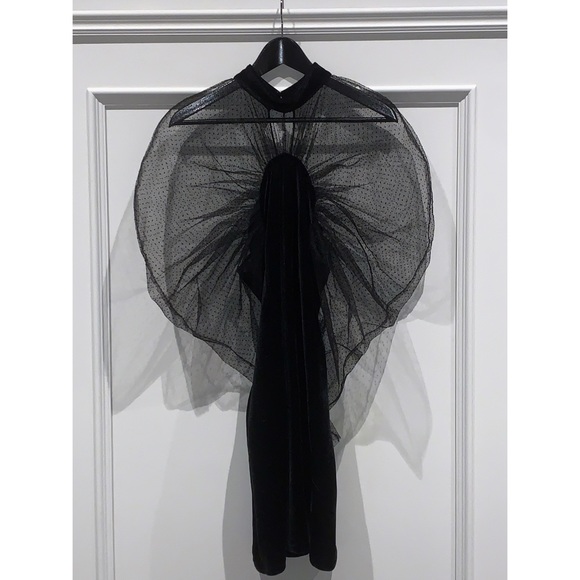 ZARA SALE!♠️COMBINED VELVET DRESS ♠️ - Picture 3 of 6